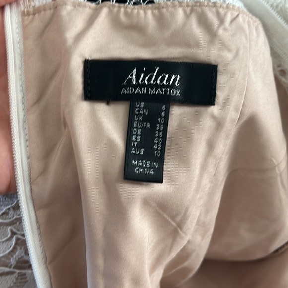 White feather trim dress - Picture 7 of 8